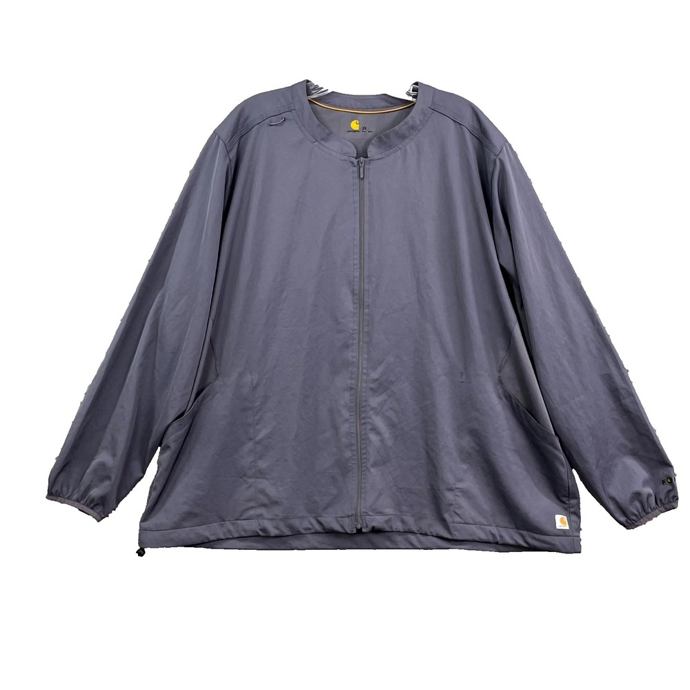 Carhartt Force‎ Scrub Jacket Womens 2X Professional Nursing Utility Medical Tech